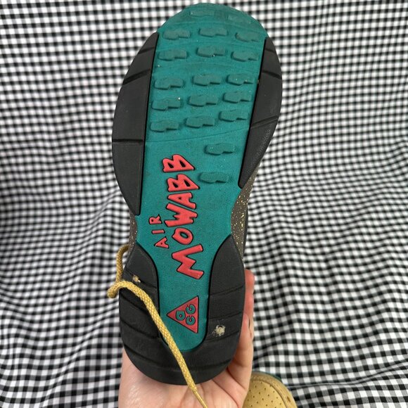 Nike ACG Air Mowabb Twine Tan Green Gorpcore Sneaker Boot Men's 5.5 / Wmn 7 - Picture 5 of 6